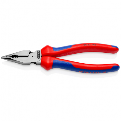 Kombinuotos replės siauromis žiaunomis 185mm KNIPEX 2 Kombinuotos replės siauromis žiaunomis 185mm KNIPEX 2