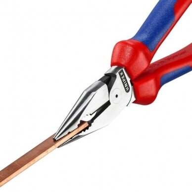 Kombinuotos replės siauromis žiaunomis 185mm KNIPEX 3 Kombinuotos replės siauromis žiaunomis 185mm KNIPEX 3