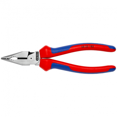 Kombinuotos replės siauromis žiaunomis 185mm KNIPEX Kombinuotos replės siauromis žiaunomis 185mm KNIPEX