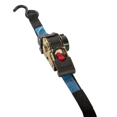Krovinio tvirtinimo diržas automatinis 0.3t 3m x 25mm Krovinio tvirtinimo diržas automatinis 0.3t 3m x 25mm