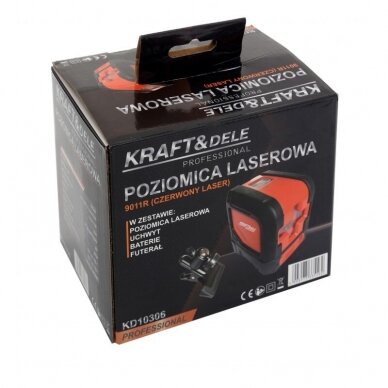 Kryžminių linijų lazerinis nivelyras (raudonas) 6 Kryžminių linijų lazerinis nivelyras (raudonas) 6