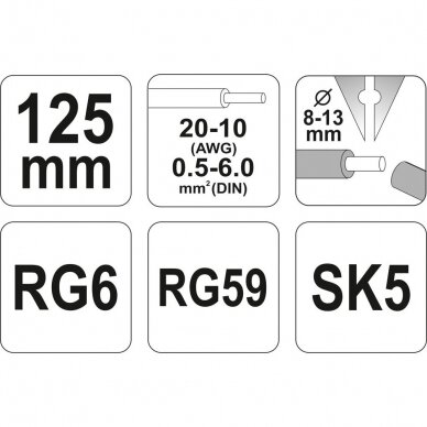 Laidų nuvalymo įrankis 125mm 1 Laidų nuvalymo įrankis 125mm 1