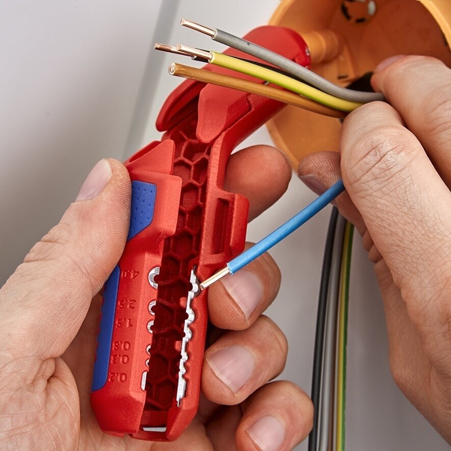 Laidų nuvalymo įrankis KNIPEX ErgoStrip 16 Laidų nuvalymo įrankis KNIPEX ErgoStrip 16