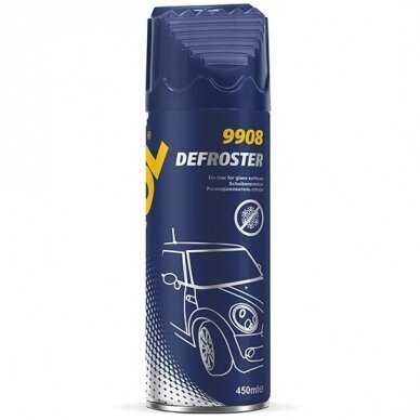 Ledo tirpiklis langams/stiklams MANNOL 450ml Ledo tirpiklis langams/stiklams MANNOL 450ml