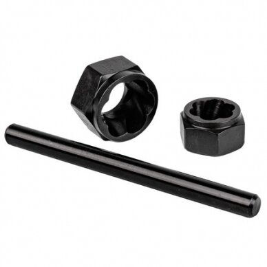 Pažeistų veržlių atsukėjų rinkinys (10vnt)(9-19mm) 1 Pažeistų veržlių atsukėjų rinkinys (10vnt)(9-19mm) 1