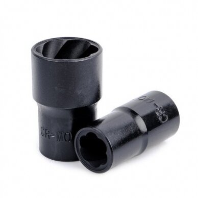 Pažeistų veržlių atsukėjų rinkinys 16vnt. 1/2"  8-27mm 4