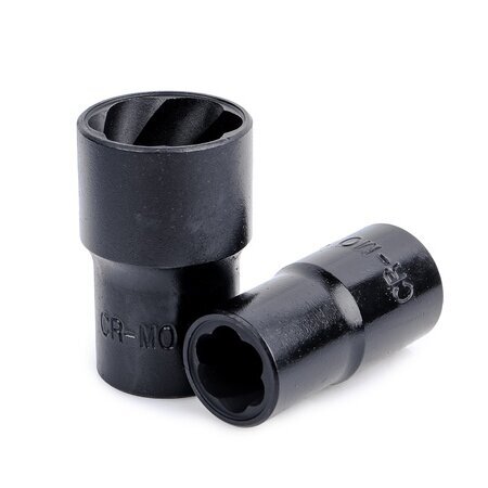 Pažeistų veržlių atsukėjų rinkinys 16vnt. 1/2"  8-27mm 4