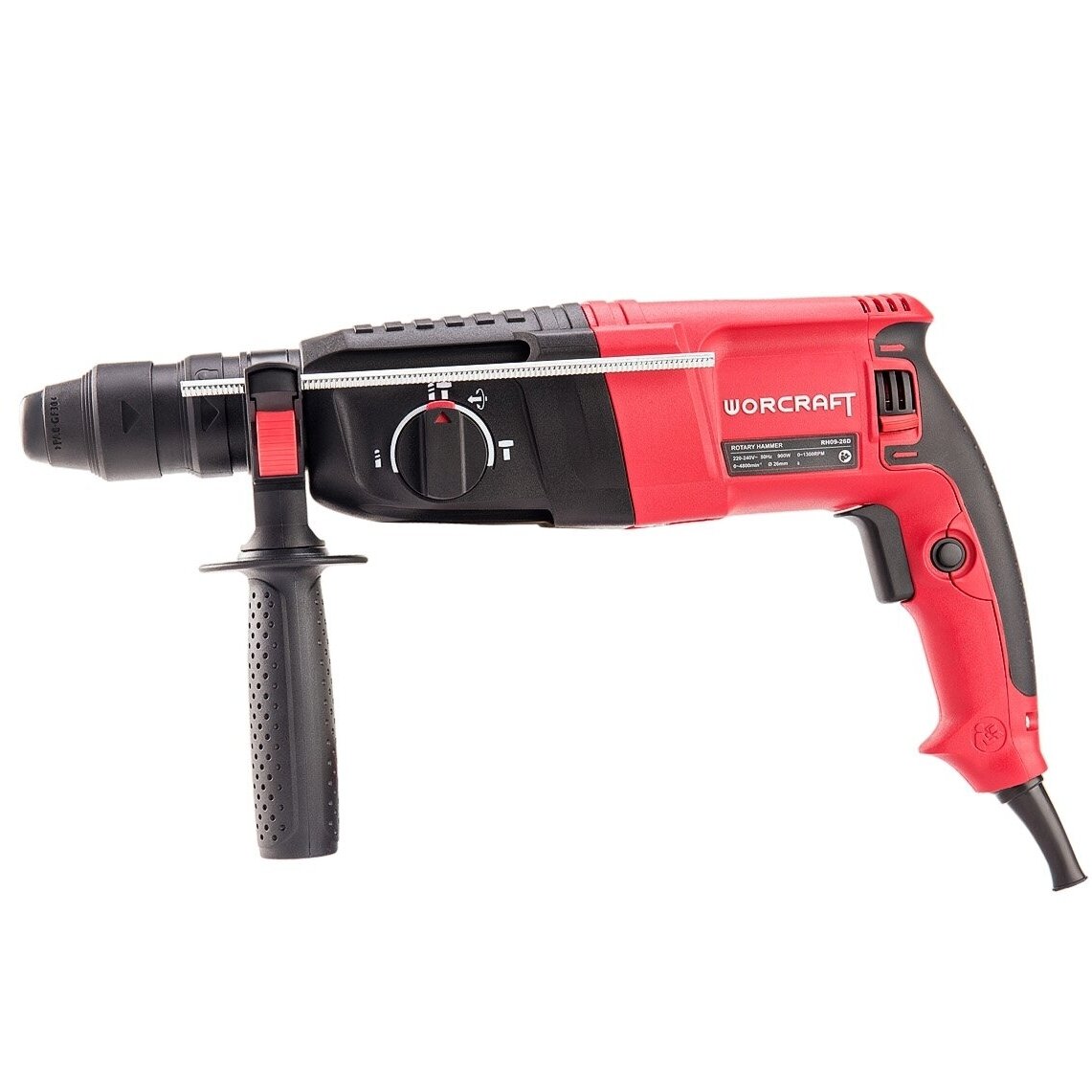 Perforatorius 900W SDS+ su priedais (plastikinė dėžė) 1 Perforatorius 900W SDS+ su priedais (plastikinė dėžė) 1