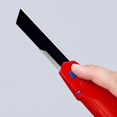 Peilis su keičiama geležte 18mm CutiX KNIPEX 14 Peilis su keičiama geležte 18mm CutiX KNIPEX 14