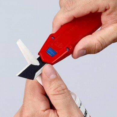 Peilis su keičiama geležte 18mm CutiX KNIPEX 15 Peilis su keičiama geležte 18mm CutiX KNIPEX 15