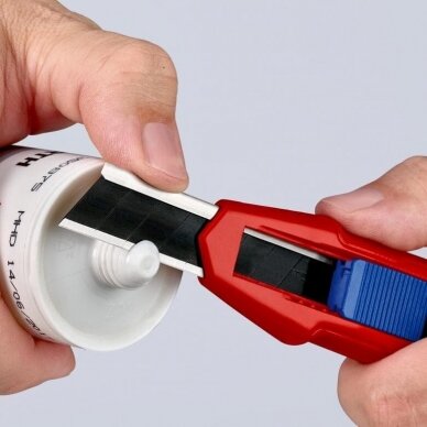 Peilis su keičiama geležte 18mm CutiX KNIPEX 16 Peilis su keičiama geležte 18mm CutiX KNIPEX 16