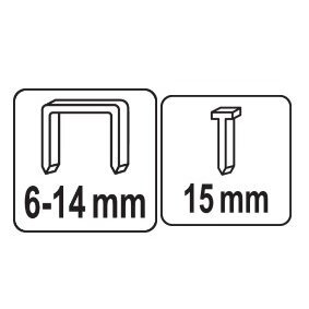Pistoletas kabėms 6-15mm, 2-jų funkcijų 2 Pistoletas kabėms 6-15mm, 2-jų funkcijų 2