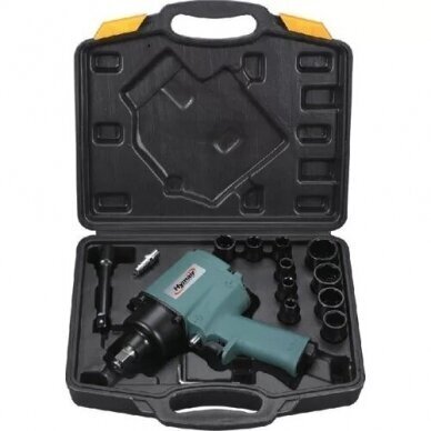 Pneumatinio veržliasukio 1/2" su galvutėmis rink. 15vnt. Pneumatinio veržliasukio 1/2" su galvutėmis rink. 15vnt.