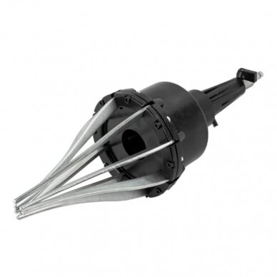 Pneumatinis įrankis pusašių granatų gumoms uždėti Pneumatinis įrankis pusašių granatų gumoms uždėti