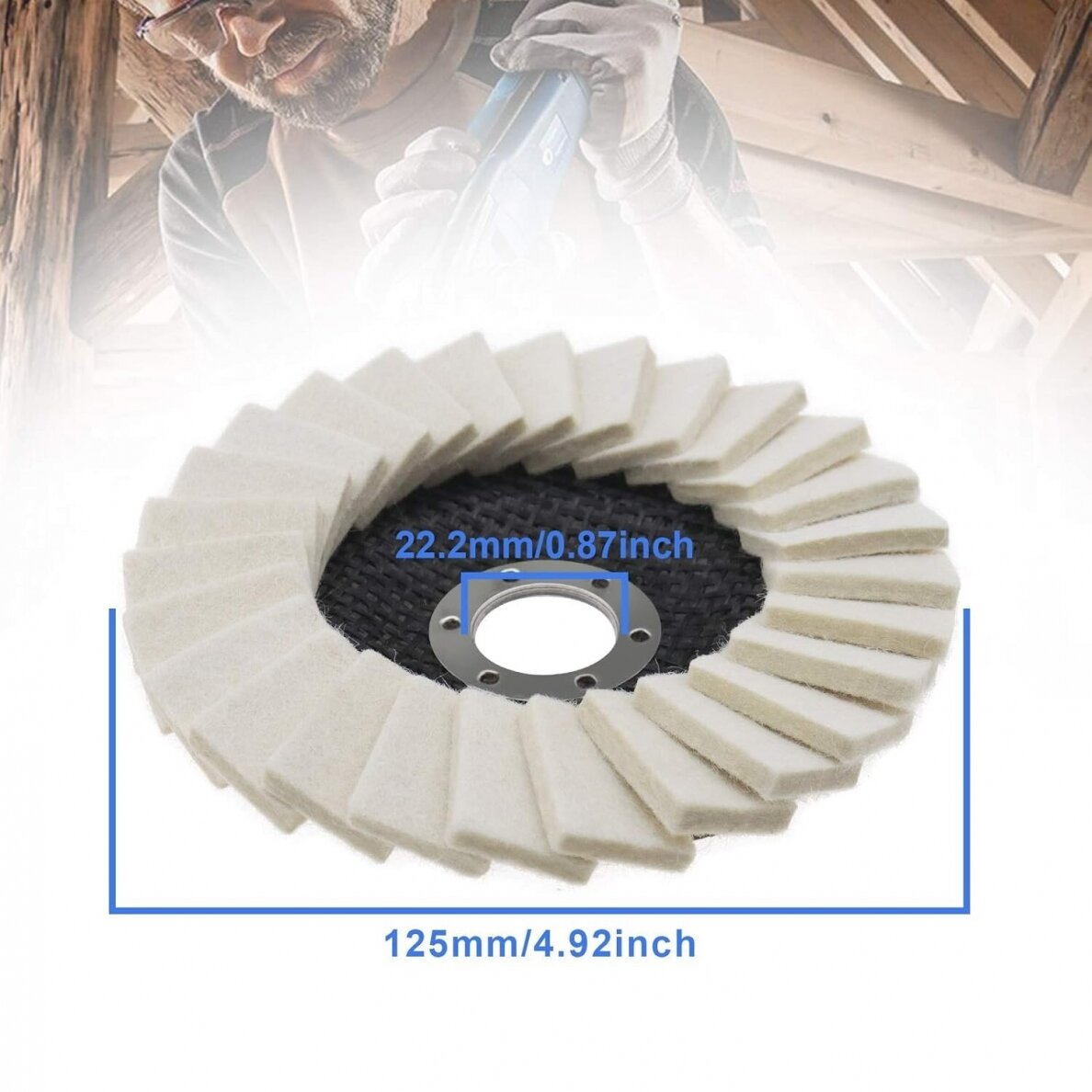 Poliravimo diskas 125mm 2 Poliravimo diskas 125mm 2