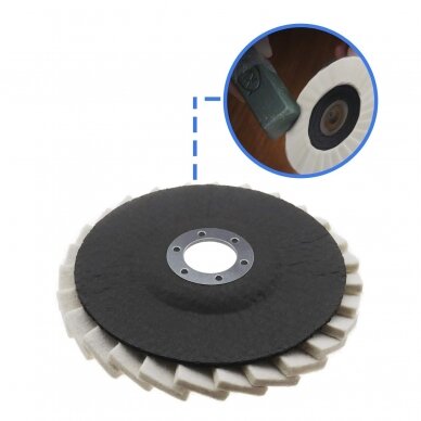 Poliravimo diskas 125mm 1 Poliravimo diskas 125mm 1