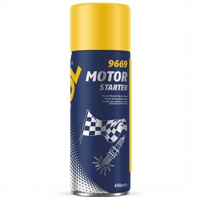 Priemonė varikliui užvesti Motor Starter MANNOL 450ml Priemonė varikliui užvesti Motor Starter MANNOL 450ml