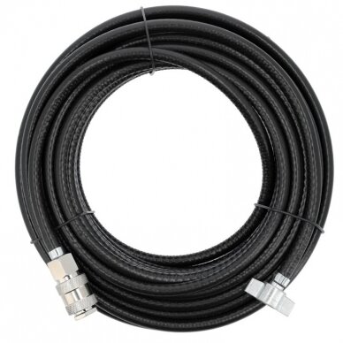 Pripūtimo žarna PVC (6x10mm) su vožtuvu 1 Pripūtimo žarna PVC (6x10mm) su vožtuvu 1