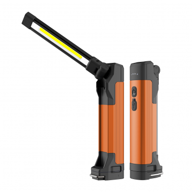 Prožektorius darbui COB (4W) + SMD (įkraunamas) Prožektorius darbui COB (4W) + SMD (įkraunamas)