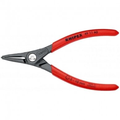Replės išoriniams žiedams 140mm (Ø3-10mm) KNIPEX Replės išoriniams žiedams 140mm (Ø3-10mm) KNIPEX