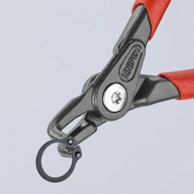 Replės išoriniams žiedams. Lenktos 130mm (Ø10-25mm) KNIPEX 4 Replės išoriniams žiedams. Lenktos 130mm (Ø10-25mm) KNIPEX 4