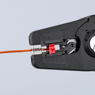 Replės laidų nuvalymui 195mm KNIPEX PreciStrip16 5 Replės laidų nuvalymui 195mm KNIPEX PreciStrip16 5