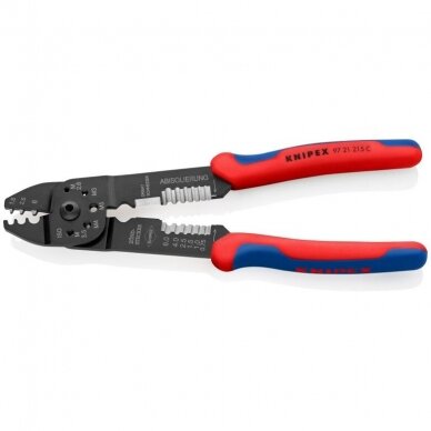 Replės laidų užspaudimui ir nuvalymui 230mm KNIPEX 1 Replės laidų užspaudimui ir nuvalymui 230mm KNIPEX 1
