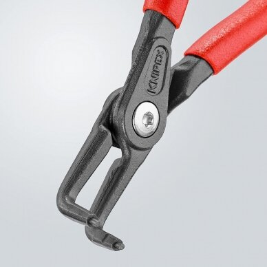 Replės vidiniams žiedams. Lenktos 210mm (Ø40-100mm) KNIPEX 3 Replės vidiniams žiedams. Lenktos 210mm (Ø40-100mm) KNIPEX 3