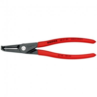 Replės vidiniams žiedams. Lenktos 210mm (Ø40-100mm) KNIPEX Replės vidiniams žiedams. Lenktos 210mm (Ø40-100mm) KNIPEX
