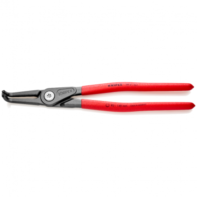 Replės vidiniams žiedams. Lenktos 305mm (Ø85-140mm) KNIPEX Replės vidiniams žiedams. Lenktos 305mm (Ø85-140mm) KNIPEX