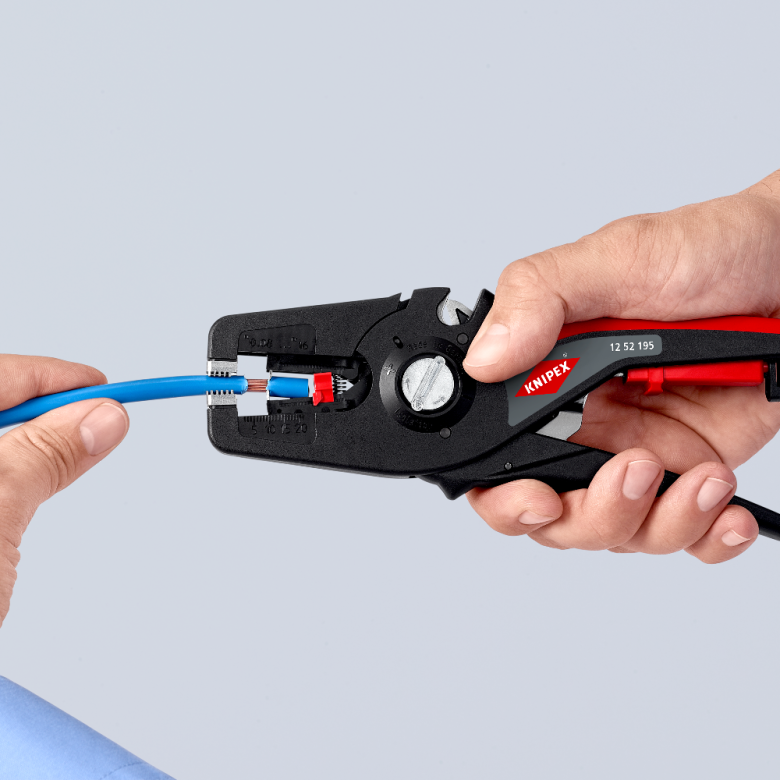 Replės laidų nuvalymui 195mm KNIPEX PreciStrip16 10 Replės laidų nuvalymui 195mm KNIPEX PreciStrip16 10