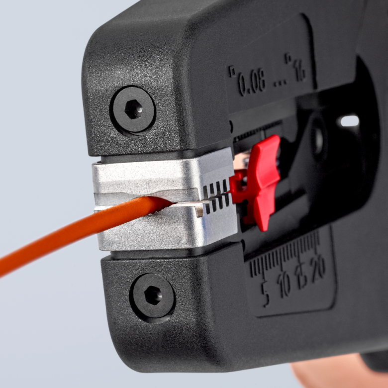Replės laidų nuvalymui 195mm KNIPEX PreciStrip16 6 Replės laidų nuvalymui 195mm KNIPEX PreciStrip16 6