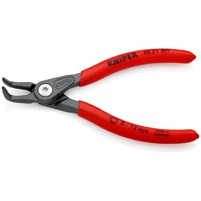 Replės vidiniams žiedams. Lenktos 130mm (Ø8-13mm) KNIPEX Replės vidiniams žiedams. Lenktos 130mm (Ø8-13mm) KNIPEX
