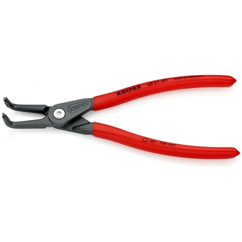 Replės vidiniams žiedams. Lenktos 210mm (Ø40-100mm) KNIPEX 1 Replės vidiniams žiedams. Lenktos 210mm (Ø40-100mm) KNIPEX 1