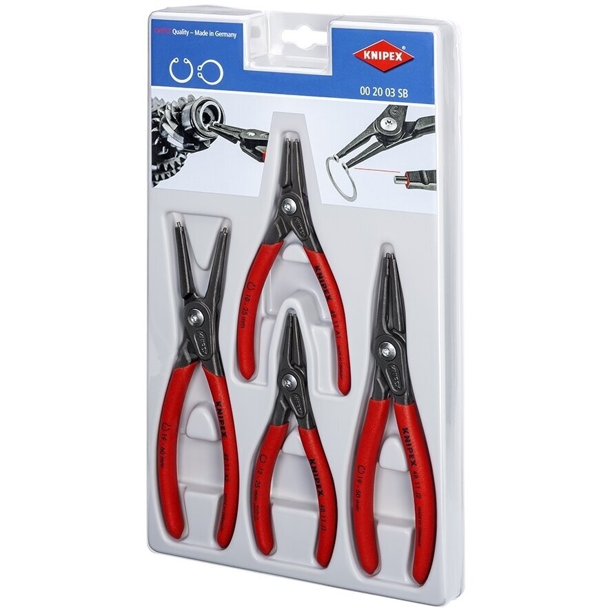 Replių fiksavimo žiedams rinkinys 4vnt. KNIPEX 1 Replių fiksavimo žiedams rinkinys 4vnt. KNIPEX 1