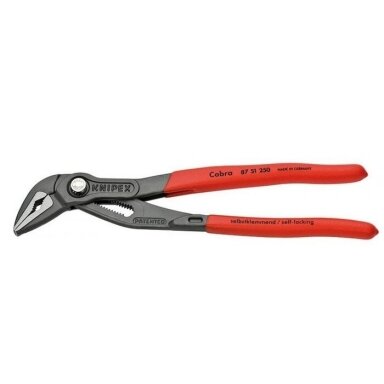 Santechninės replės prailgintos KNIPEX Cobra su fiksavimu 250mm Santechninės replės prailgintos KNIPEX Cobra su fiksavimu 250mm