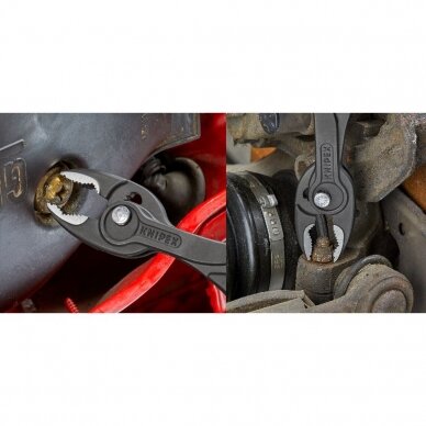 Santechinės replės 200mm (dvigubo griebimo) KNIPEX (su fiksavimu) 13 Santechinės replės 200mm (dvigubo griebimo) KNIPEX (su fiksavimu) 13