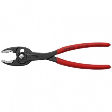 Santechinės replės 200mm (dvigubo griebimo) KNIPEX (su fiksavimu) 2 Santechinės replės 200mm (dvigubo griebimo) KNIPEX (su fiksavimu) 2