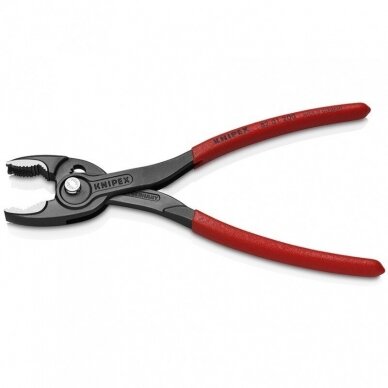Santechinės replės 200mm (dvigubo griebimo) KNIPEX (su fiksavimu) 3 Santechinės replės 200mm (dvigubo griebimo) KNIPEX (su fiksavimu) 3