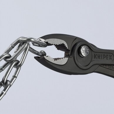 Santechinės replės 200mm (dvigubo griebimo) KNIPEX (su fiksavimu) 11 Santechinės replės 200mm (dvigubo griebimo) KNIPEX (su fiksavimu) 11