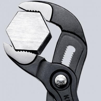 Santechninės replės KNIPEX Cobra su fiksavimu 4 Santechninės replės KNIPEX Cobra su fiksavimu 4