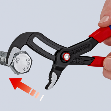 Santechninės replės KNIPEX Cobra su greitu fiksavimu 300mm 4 Santechninės replės KNIPEX Cobra su greitu fiksavimu 300mm 4