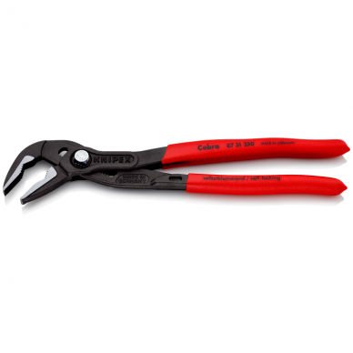 Santechninės replės prailgintos KNIPEX Cobra su fiksavimu 250mm 1 Santechninės replės prailgintos KNIPEX Cobra su fiksavimu 250mm 1
