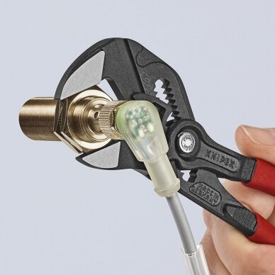 Santechninės replės - raktas KNIPEX su fiksavimu 180mm 4 Santechninės replės - raktas KNIPEX su fiksavimu 180mm 4