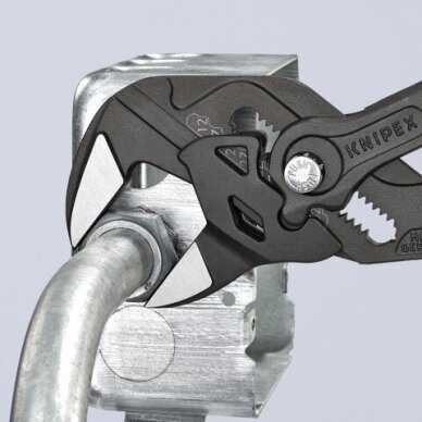 Santechninės replės - raktas KNIPEX su fiksavimu 250mm 6 Santechninės replės - raktas KNIPEX su fiksavimu 250mm 6