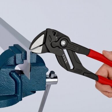 Santechninės replės - raktas KNIPEX su fiksavimu 300mm 9 Santechninės replės - raktas KNIPEX su fiksavimu 300mm 9
