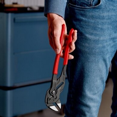 Santechninės replės - raktas KNIPEX su fiksavimu 300mm 11 Santechninės replės - raktas KNIPEX su fiksavimu 300mm 11