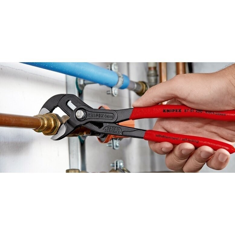 Santechninės replės KNIPEX Cobra su fiksavimu 10 Santechninės replės KNIPEX Cobra su fiksavimu 10