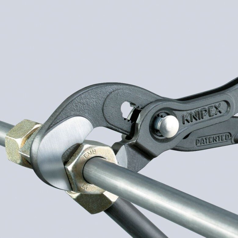 Santechninės replės KNIPEX greito sukimo su fiksavimu 250mm 11 Santechninės replės KNIPEX greito sukimo su fiksavimu 250mm 11