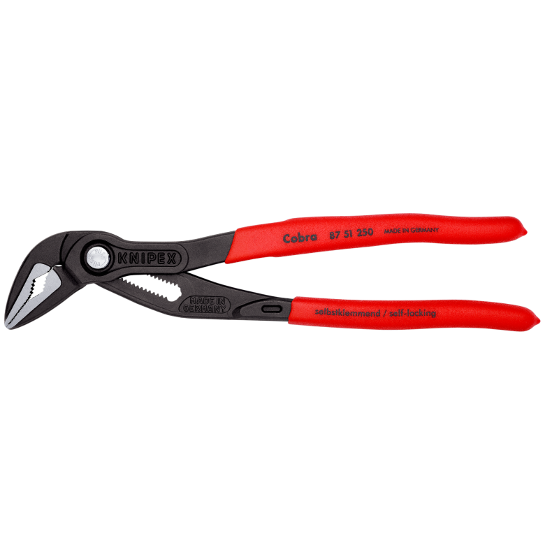 Santechninės replės prailgintos KNIPEX Cobra su fiksavimu 250mm 2 Santechninės replės prailgintos KNIPEX Cobra su fiksavimu 250mm 2